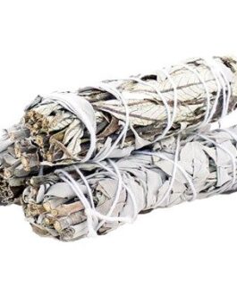 Mănunchi de Încălzire Ambalat – Salvie Albă și Yerba Santa 10cm