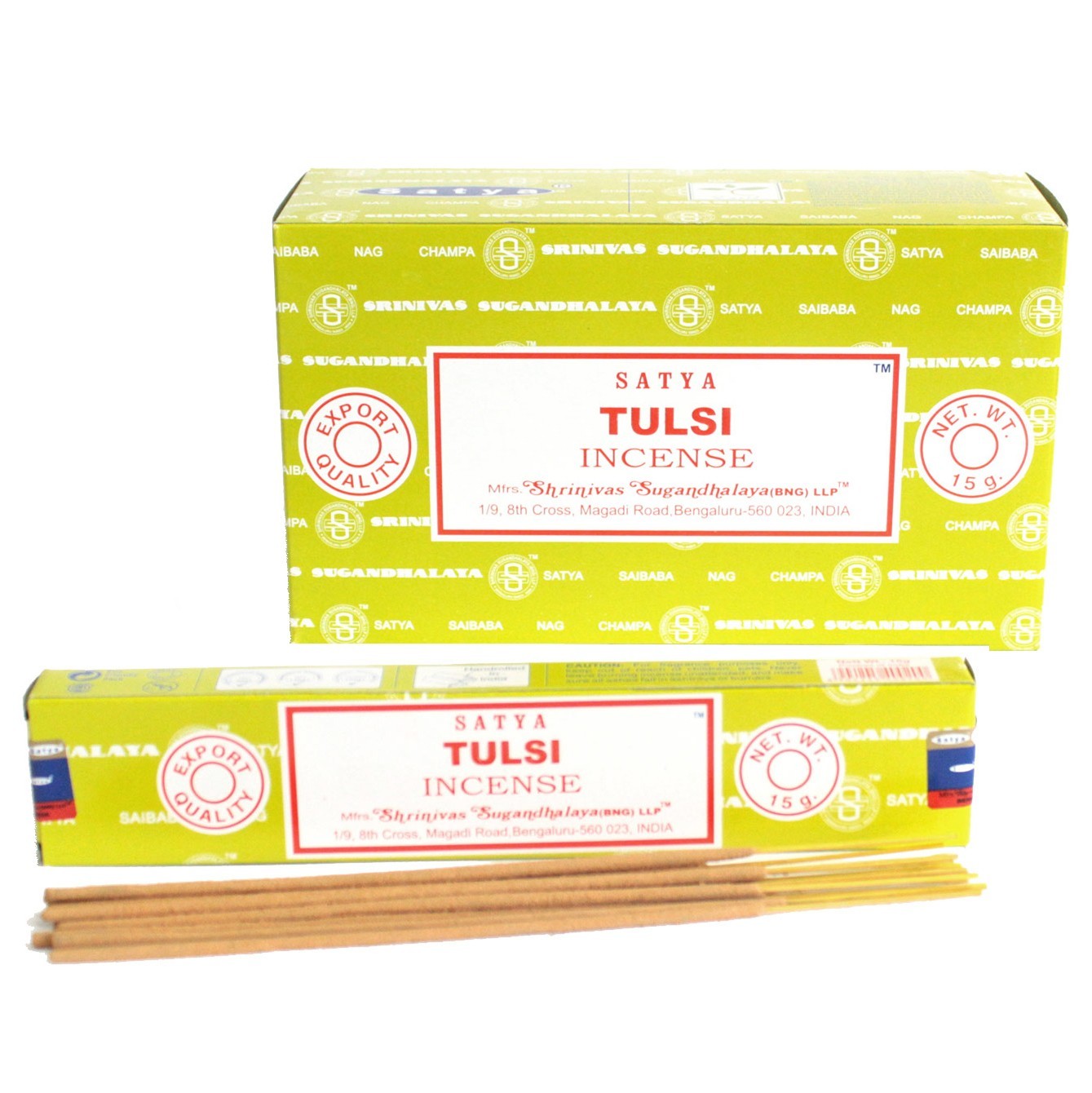 Satya Bețișoare Parfumate 15g - Tulsi 4 Satya Bețișoare Parfumate 15g - Tulsi - imagine 2