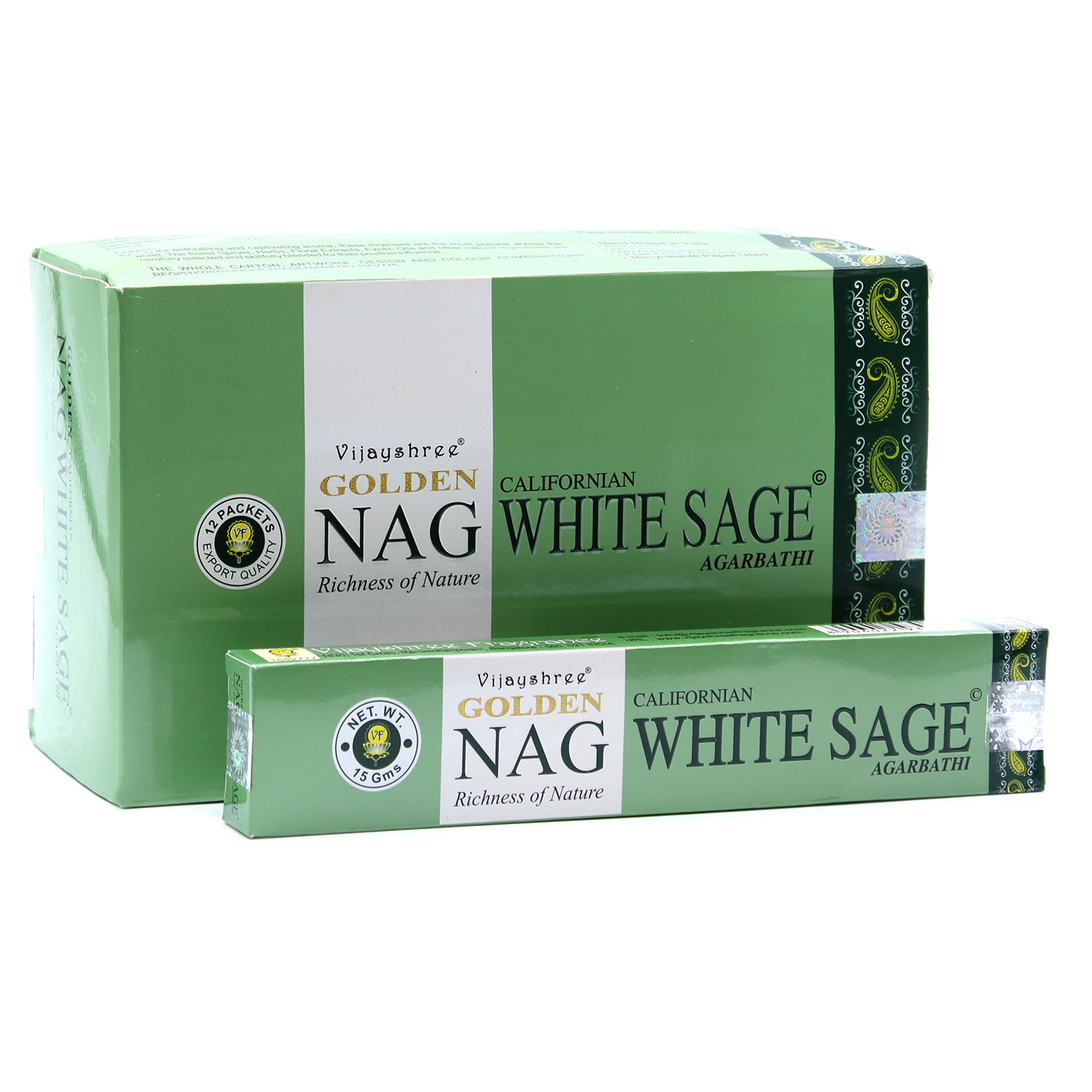 15g Bețișoare Parfumate Golden Nag - Salvie Albă 1 15g Bețișoare Parfumate Golden Nag - Salvie Albă