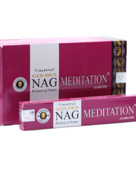 15g Bețișoare Parfumate Golden Nag – Meditație