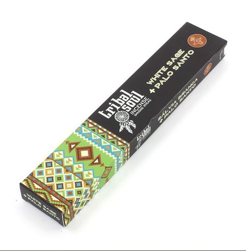 Bețișoare Parfumate Tribal - Salvie Albă + Palo Santo