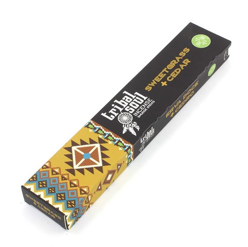 Bețișoare Parfumate Tribal - Iarbă Dulce + Cedru 1 Bețișoare Parfumate Tribal - Iarbă Dulce + Cedru