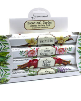 Set cadou de tămâie Grădina Botanică – 4 parfumuri asortate