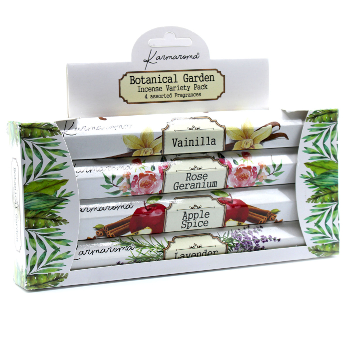 Set cadou de tămâie Grădina Botanică - 4 parfumuri asortate
