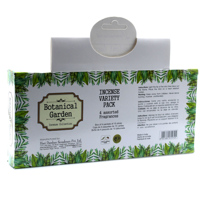 Set cadou de tămâie Grădina Botanică - 4 parfumuri asortate 4 Set cadou de tămâie Grădina Botanică - 4 parfumuri asortate - imagine 2