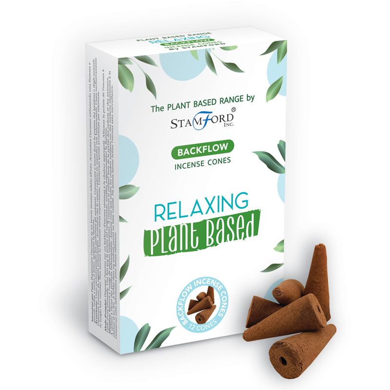 Conuri de tămâie pe bază de plante - Relaxant - fum curgător 3 Conuri de tămâie pe bază de plante - Relaxant - fum curgător