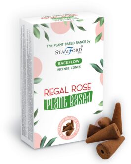 Conuri de tămâie pe bază de plante – Regal Rose – fum curgător