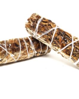 Mănunchi de Încălzire Ambalat – Salvie Albă și Rășină de Copal 10cm