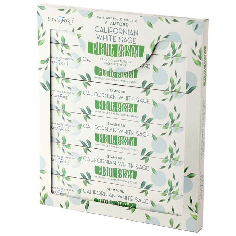 Bețișoare de tămâie Masala pe bază de plante - Salvie albă californiană 5 Bețișoare de tămâie Masala pe bază de plante - Salvie albă californiană - imagine 3