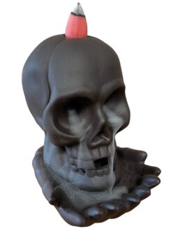 Arzător de tămâie cu retur – Craniu plângător (cu lumină)