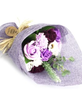 Buchet de flori de săpun în picioare – violet