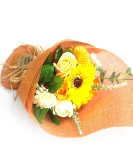 Buchet de flori de săpun în picioare – portocaliu