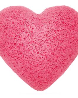 Burete Konjac Heart – Trandafir