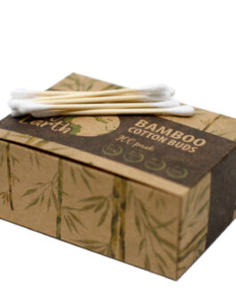 Muguri bumbac cu bambus Cutie 200buc