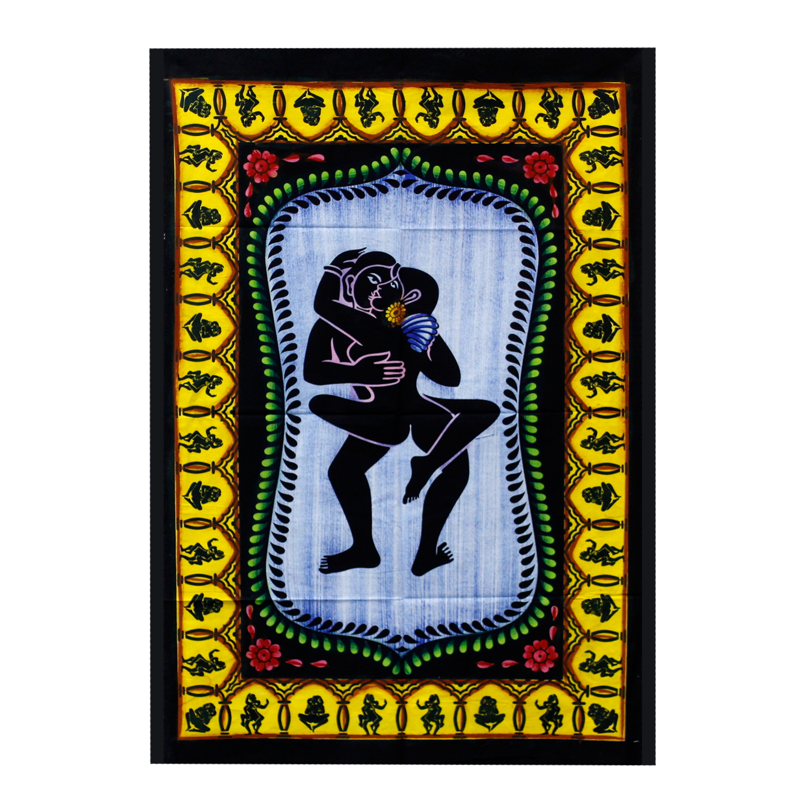 Artă de perete din bumbac periat manual - Kamasutra
