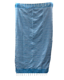 Prosop de Plajă din Bumbac – 100×180 cm – Albastru Deschis