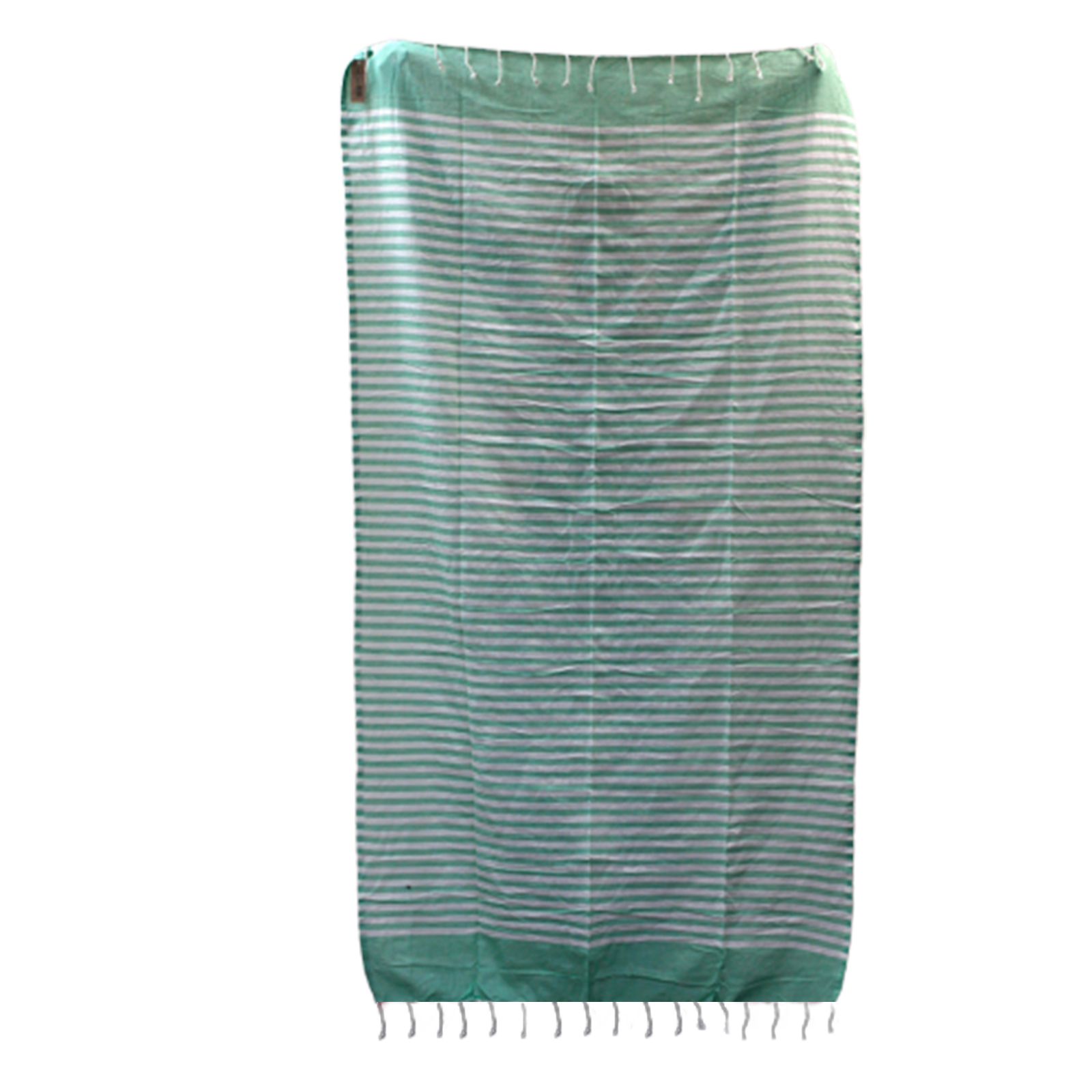 Pătură de Plajă din Bumbac - 100x180 cm - Verde 6 Pătură de Plajă din Bumbac - 100x180 cm - Verde - imagine 4