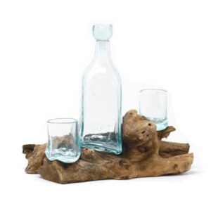 Sticla Molton pe lemn - Set de whisky 24 Sticla Molton pe lemn - Set de whisky