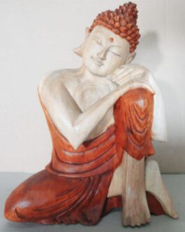 Statuia lui Buddha sculptată manual – 25cm gândire