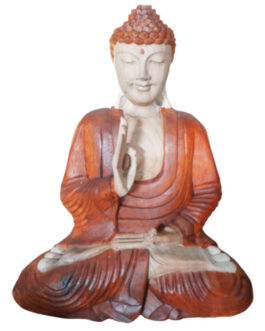 Statuie Buddha sculptată manual – 60cm Transmitere didactică