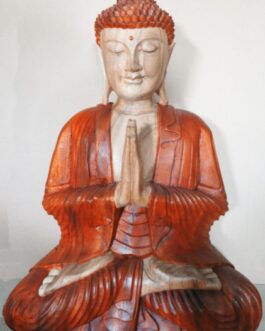 Statuia lui Buddha sculptată manual – 30cm Bun venit