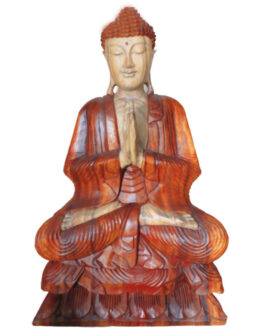 Statuie Buddha sculptată manual – 80cm Bun venit