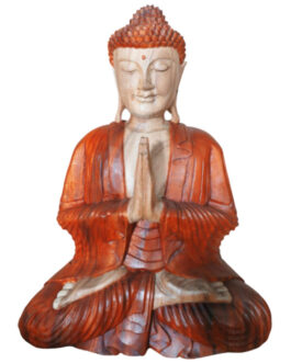 Statuia lui Buddha sculptată manual – 60cm Bun venit