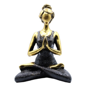 Statuie Yoga Lady - Bronz - Negru 24cm 26 Statuie Yoga Lady - Bronz - Negru 24cm