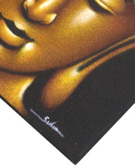 Pictura Buddah – Finisaj cu nisip auriu