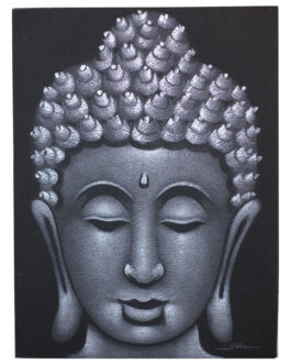 Pictura Buddah – Finisaj gri nisip