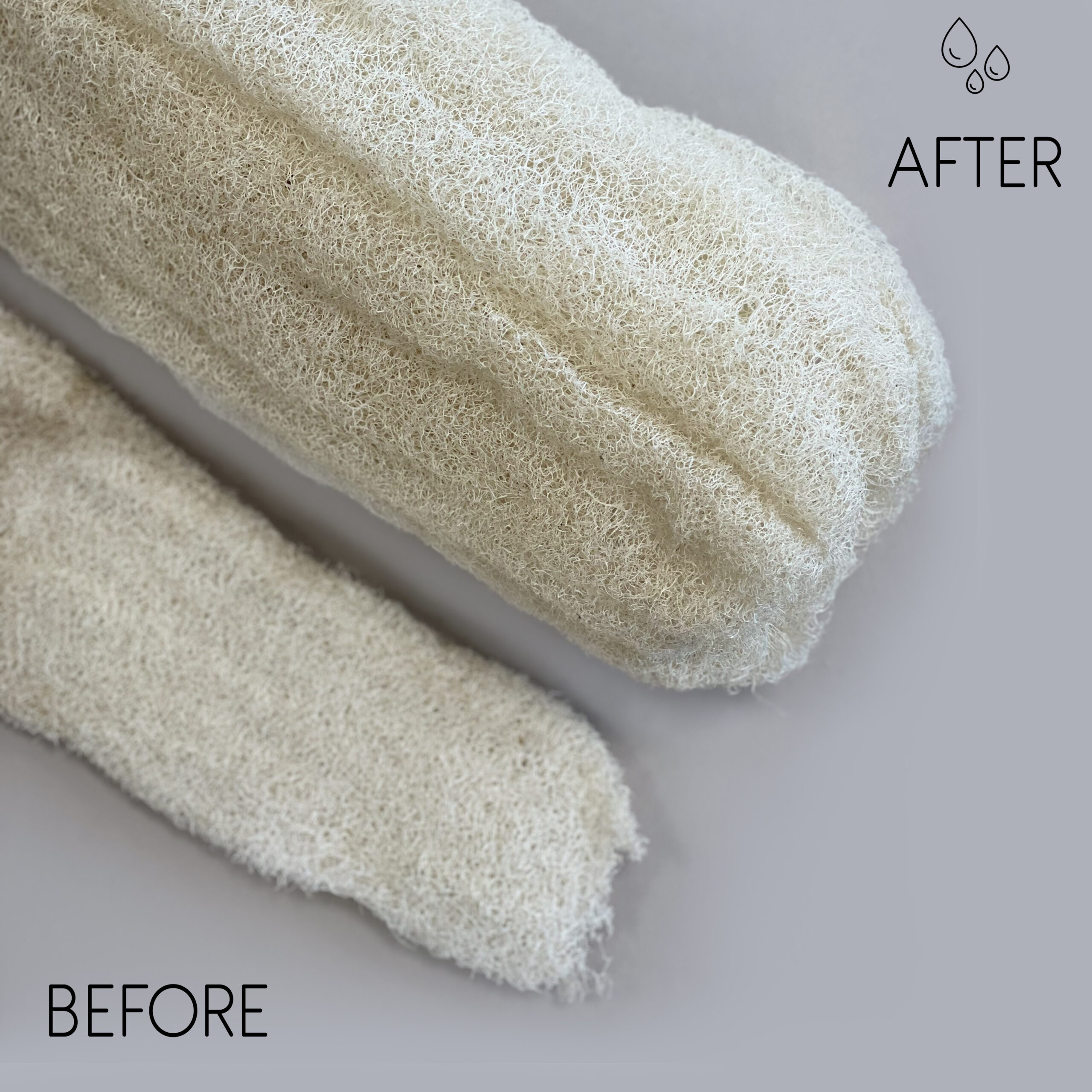 Lufa Egipteană de Lux Întreagă - Comprimată - 23 cm 4 Lufa Egipteană de Lux Întreagă - Comprimată - 23 cm - imagine 2