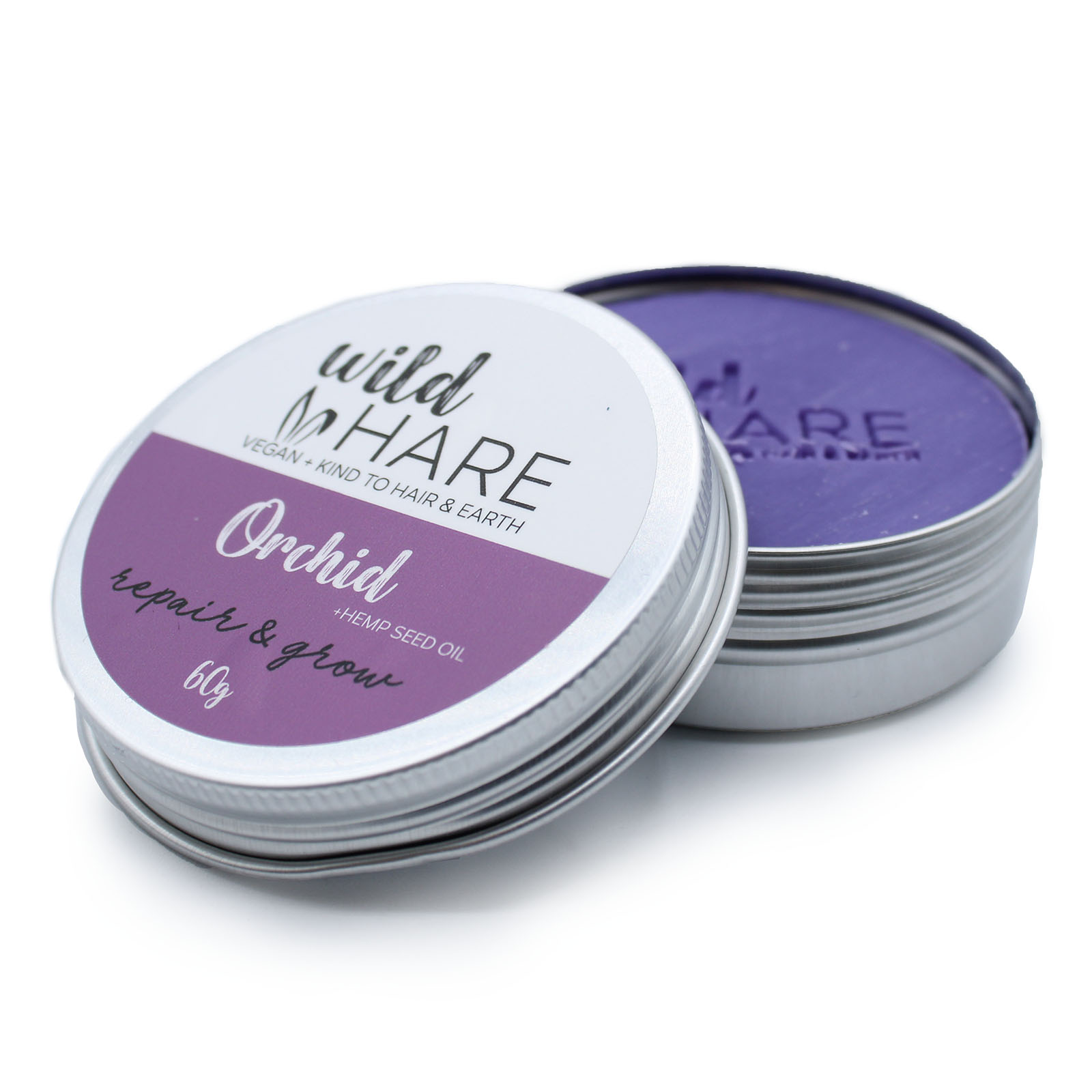 Sampon Solid Hare Salbatic 60g - Orhidee 4 Sampon Solid Hare Salbatic 60g - Orhidee - imagine 2