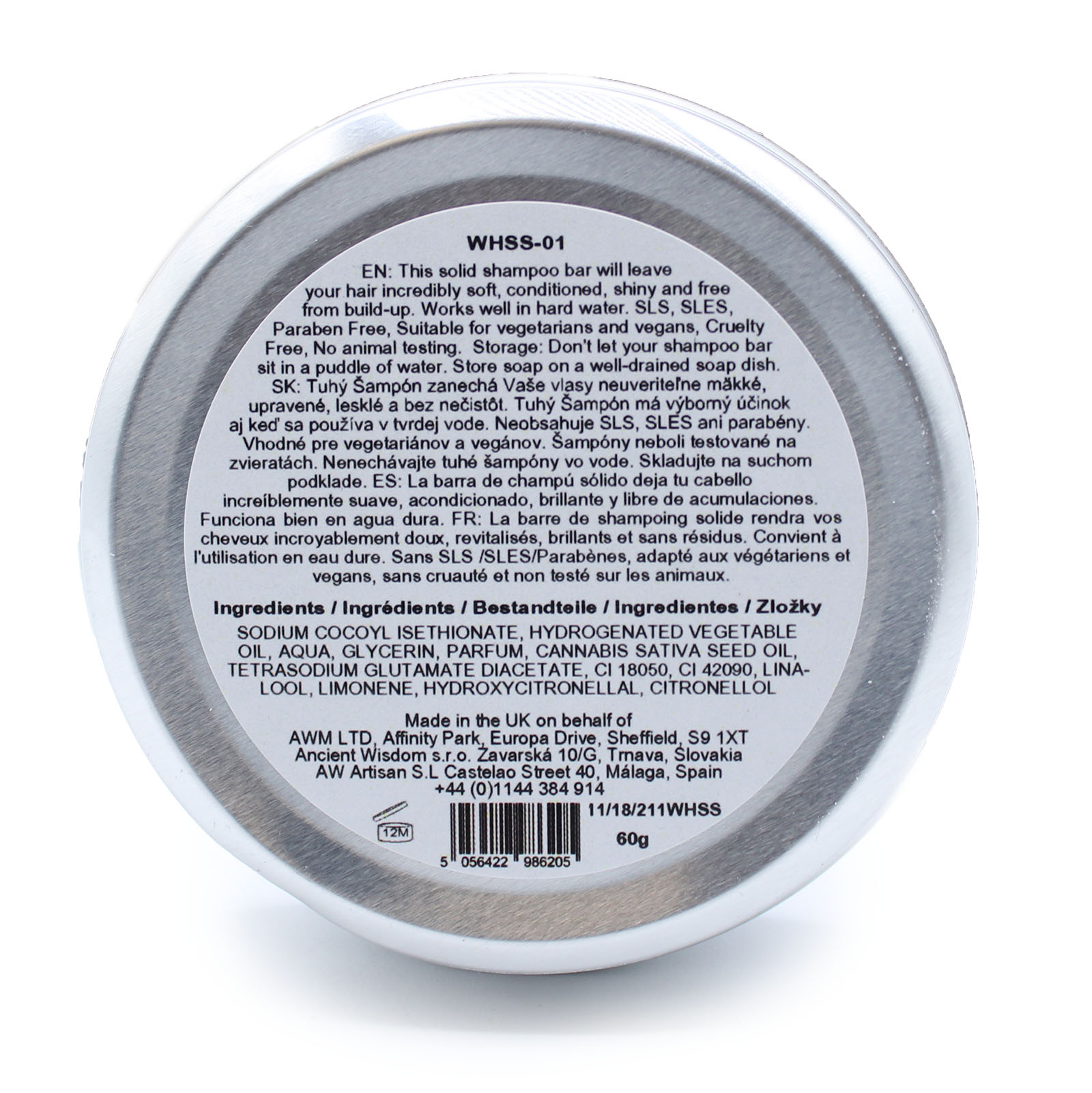 Sampon Solid Hare Salbatic 60g - Orhidee 5 Sampon Solid Hare Salbatic 60g - Orhidee - imagine 3