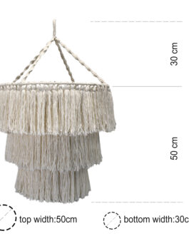 Candelabru Macrame Soft – Natural