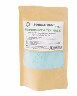Pulbere Spumantă de Baie – Mentă și Arbore de Ceai 190g
