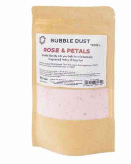 Pulbere Spumantă de Baie – Petale de Trandafir 190g