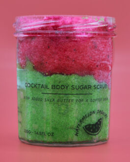 Scrub de Corp Parfumat cu Zahăr – Pepene Roșu Daquiri 300g