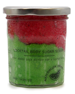 Scrub de Corp Parfumat cu Zahăr – Pepene Roșu Daquiri 300g