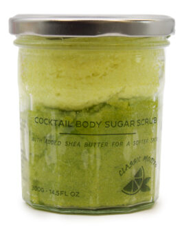 Scrub de Corp Parfumat cu Zahăr – Mojito Clasic 300g