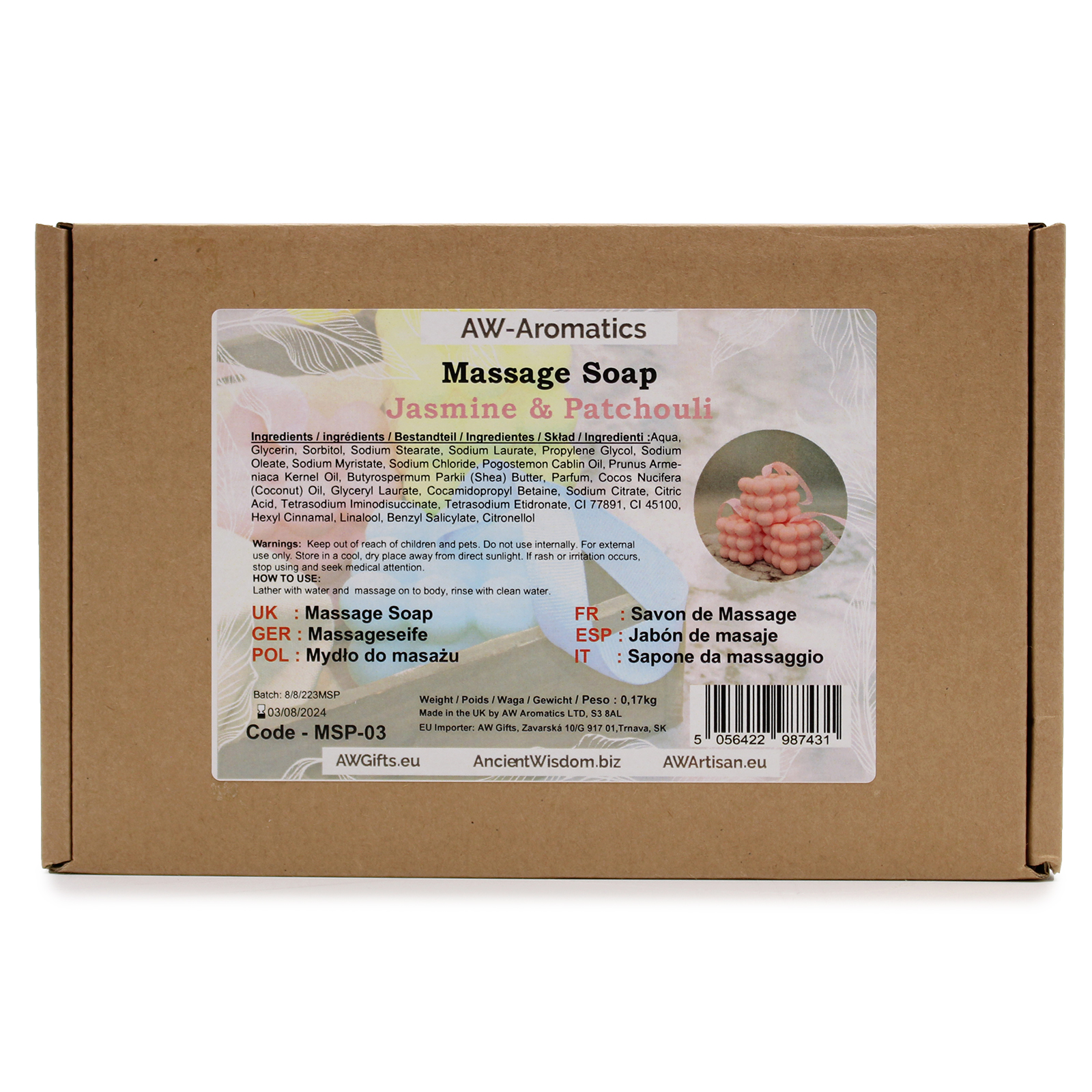 Săpunuri pentru Masaj - Iasomie și Patchouli 5 Săpunuri pentru Masaj - Iasomie și Patchouli - imagine 3