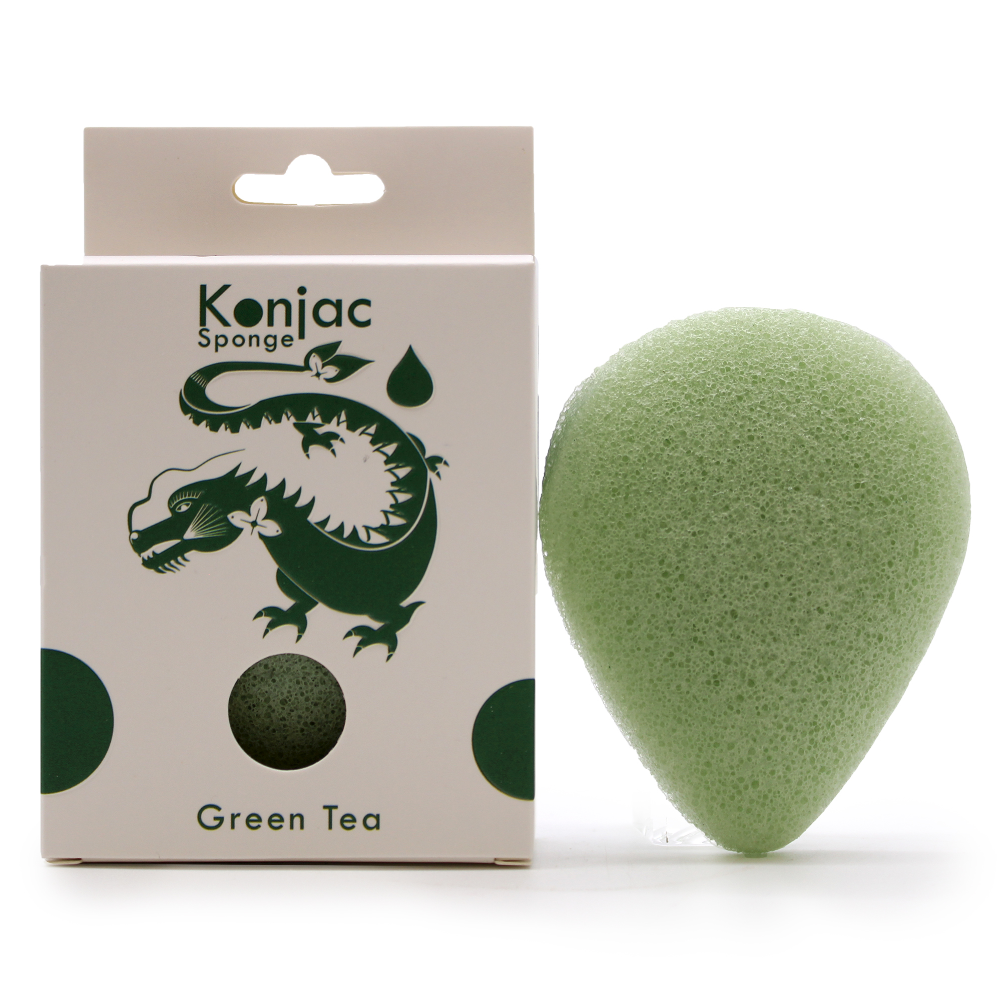 Burete Japonez Konjac - Ceai Verde – Protector 3 Burete Japonez Konjac - Ceai Verde – Protector