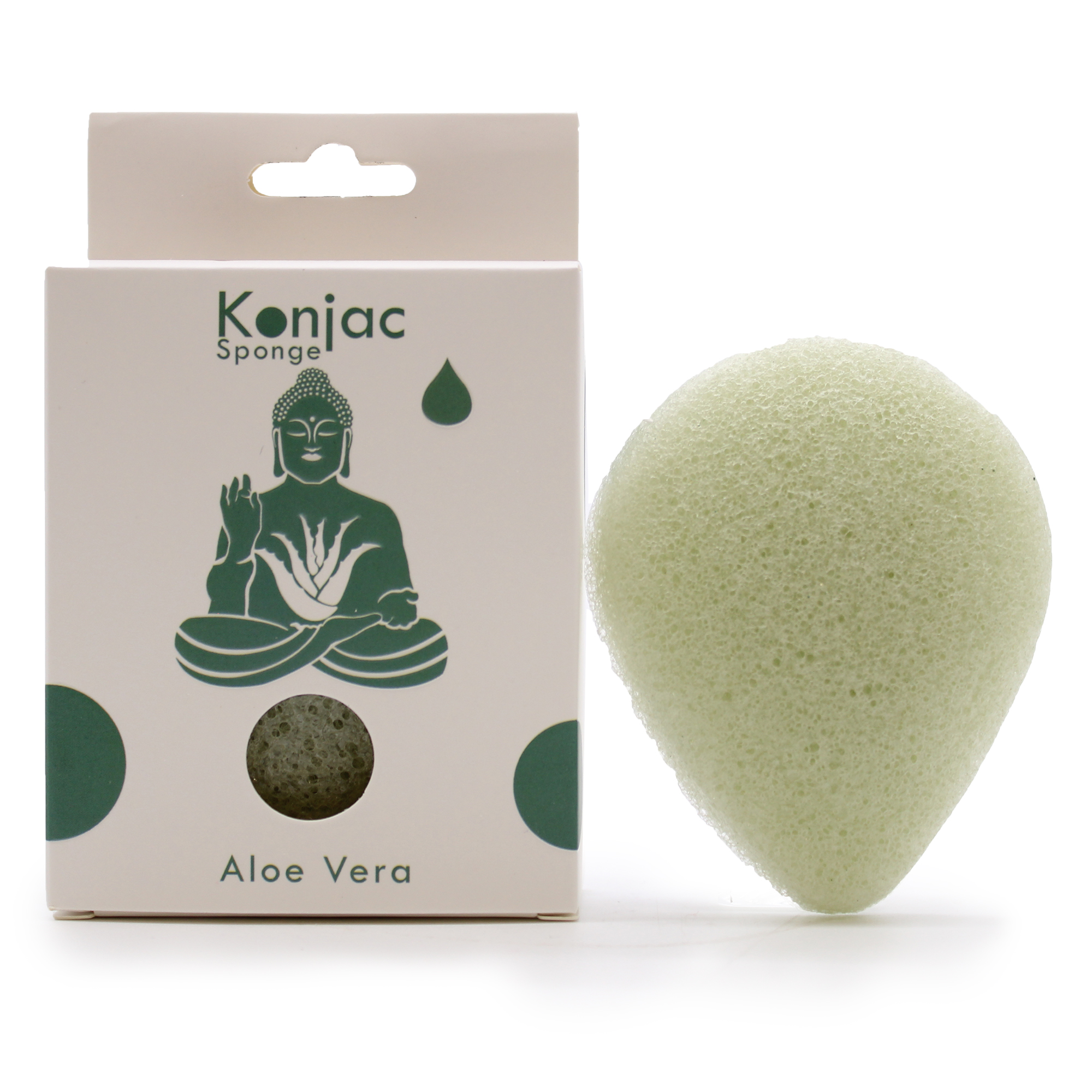 Burete Japonez Konjac - Aloe Vera - Medicinal 2 Burete Japonez Konjac Lacrimă - Aloe Vera - Medicinal