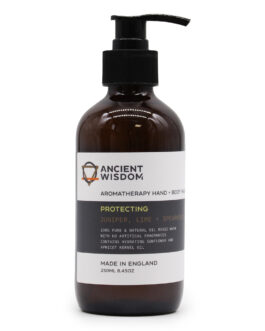 Gel de Duș cu Aromaterapie pentru Mâini și Corp – Ienupăr, Lime și Mentă 250 ml