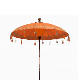 Umbrelă de Soare Bali pentru Terasă – Bumbac – Portocaliu 2m