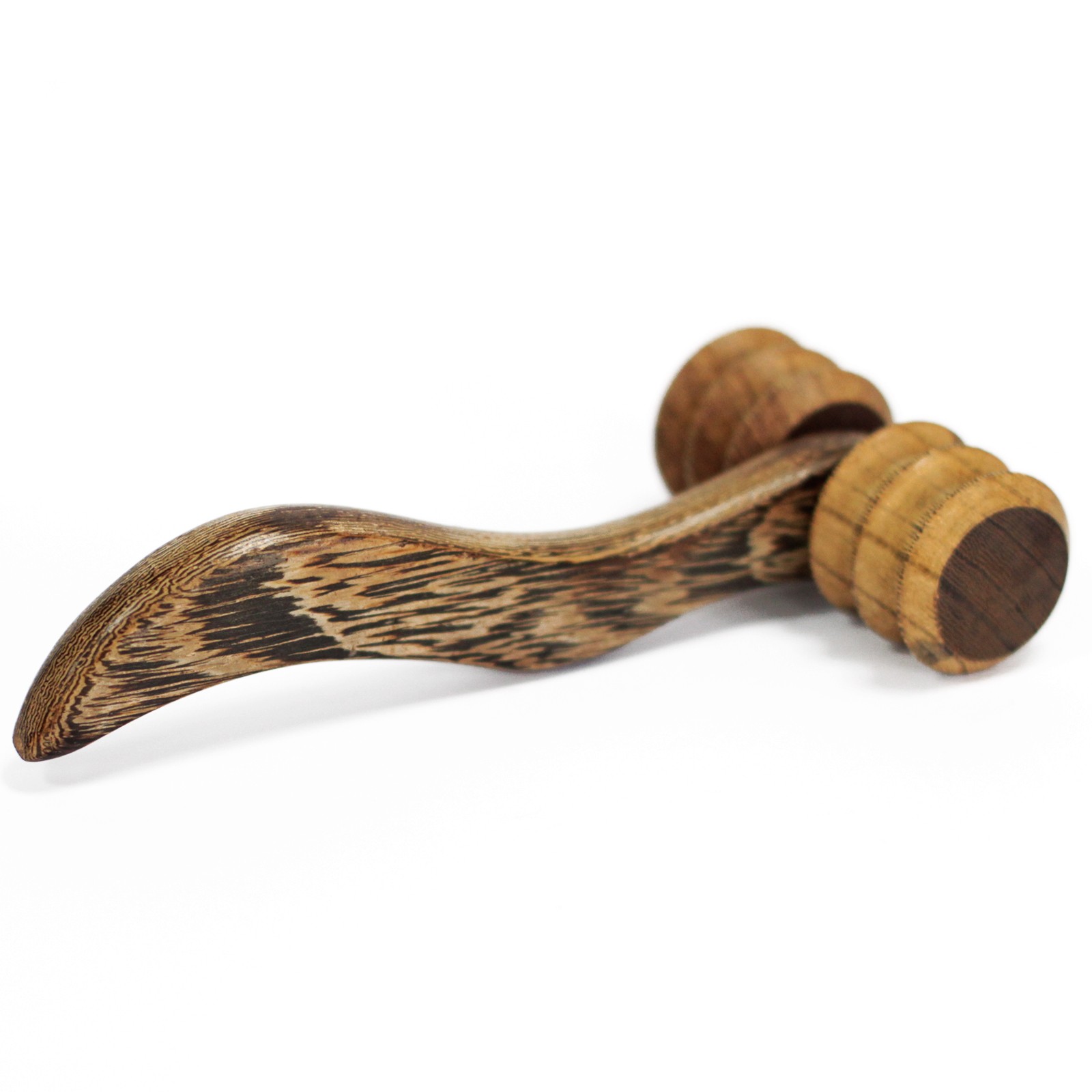 Instrument de masaj - rolă de mână cu nervuri