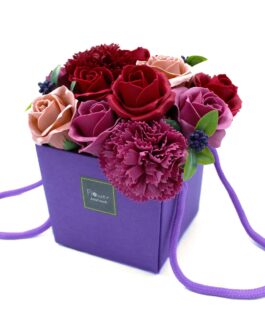 Buchet de flori de săpun – Grădina cu flori violete