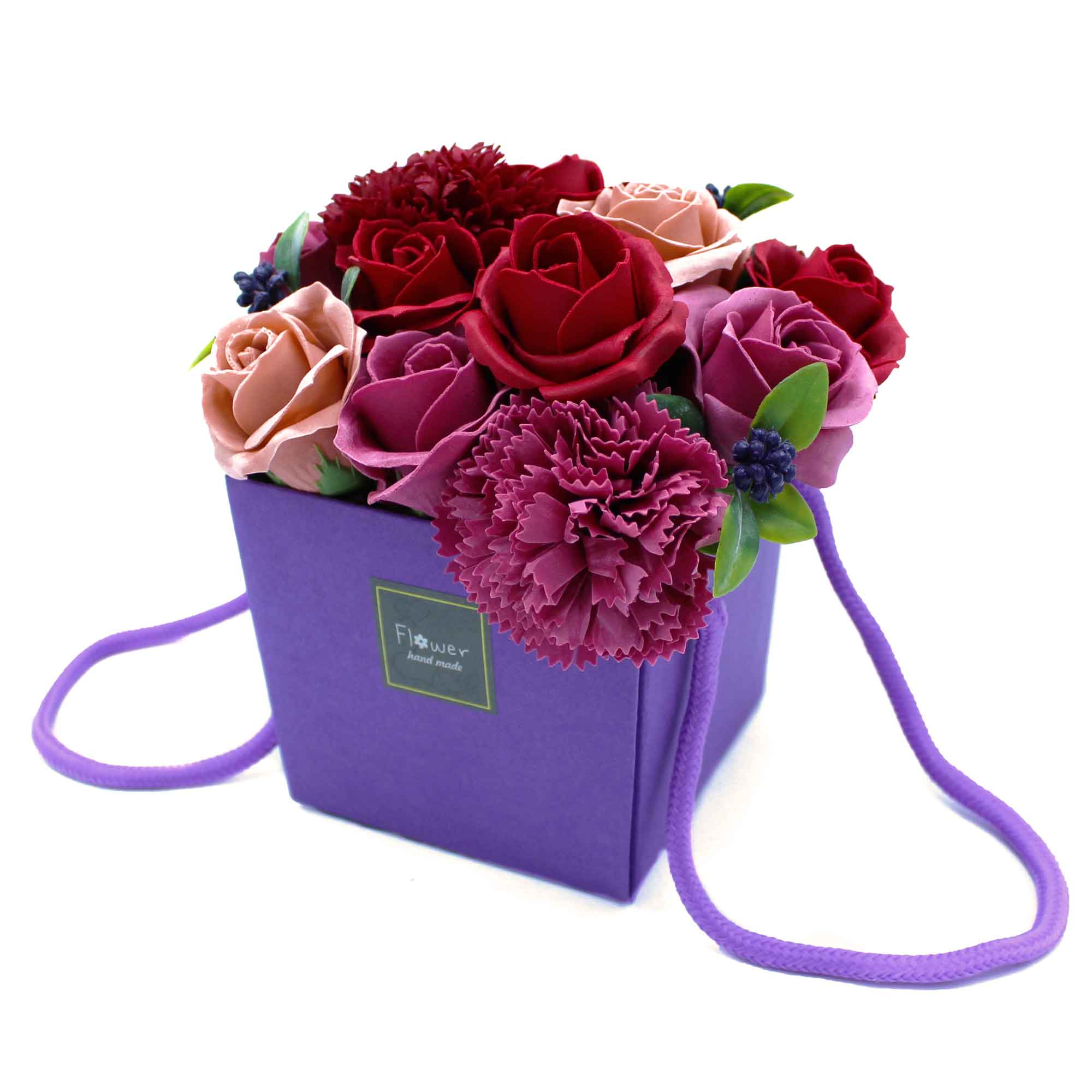 Buchet de flori de săpun - Grădina cu flori violete