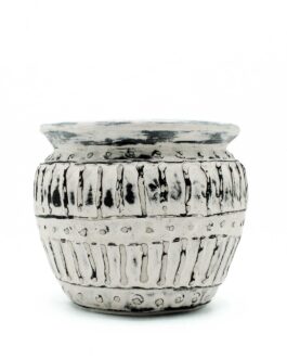Ghiveci de Lut Grecesc – Crem 12cm