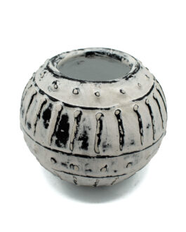 Ghiveci Grecesc din Lut – Crem 10 cm