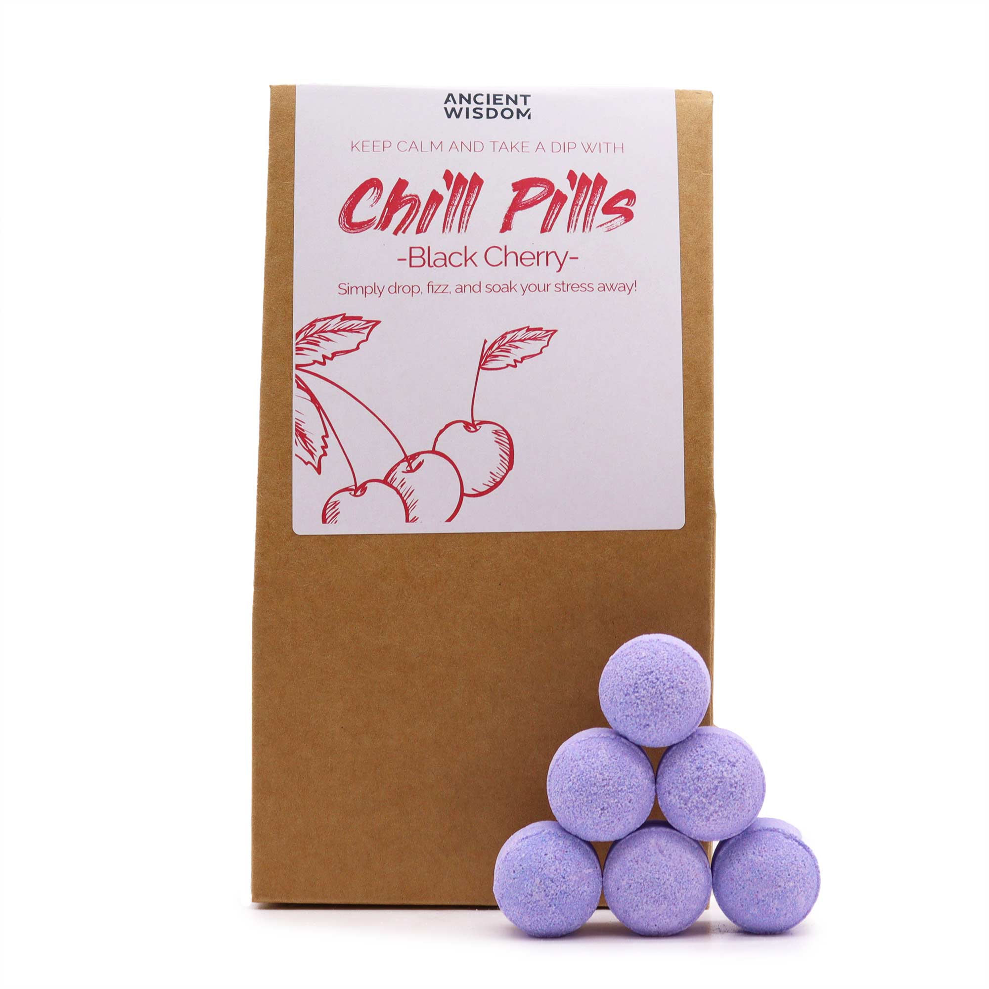 Pachet Cadou Chill Pills 350g - Vișine